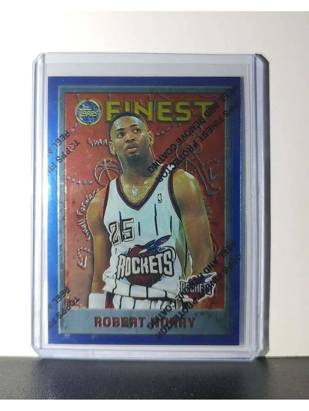 Robert Horry 1995-96 Topps Finest NBA #236 Card Houston Rockets